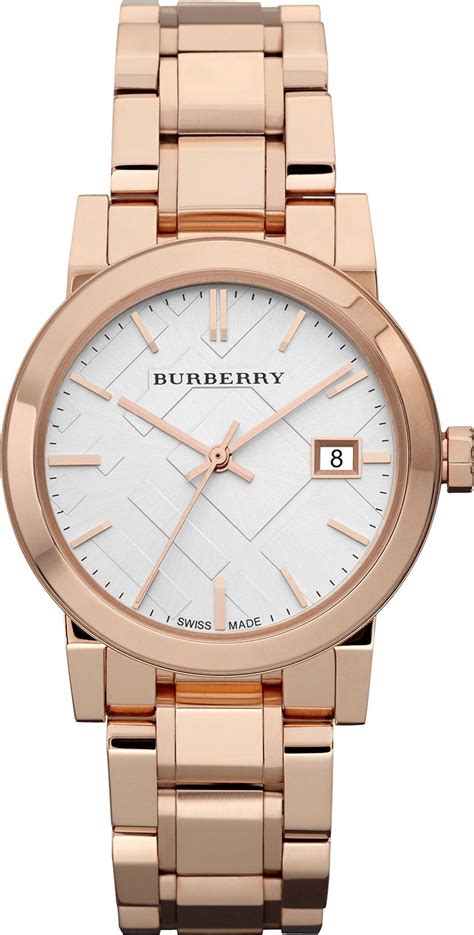 burberry rose gold watch womens|Burberry gold watch women's.